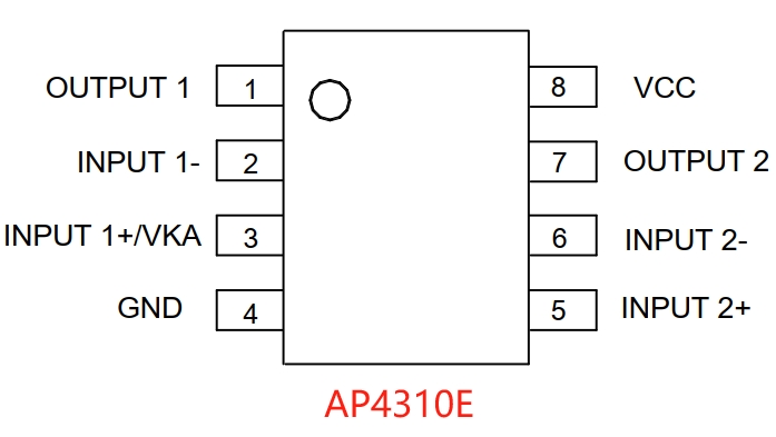 1.25V/1.24V并联稳压器，带四路运算放大器18V DIODES AP4303