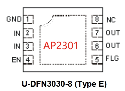 2.0A单通道限流电源开关 DIODES AP2301
