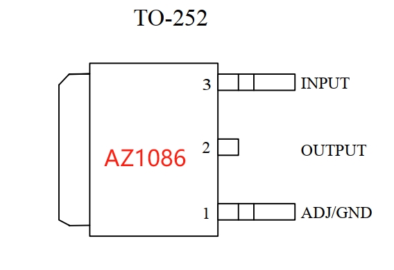 1.5A低压差线性调节器LDO DIODES AZ1086