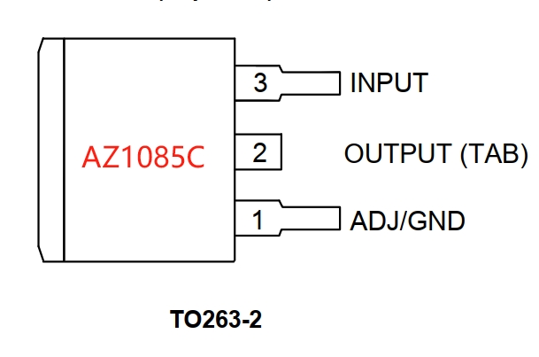 3A低压差线性调节器LDO DIODES AZ1085