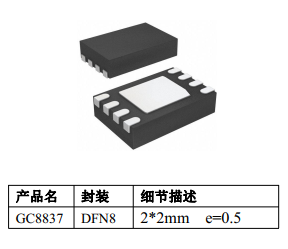 世芯DRV8837直流电机驱动芯片与应用–GC8837完全替代